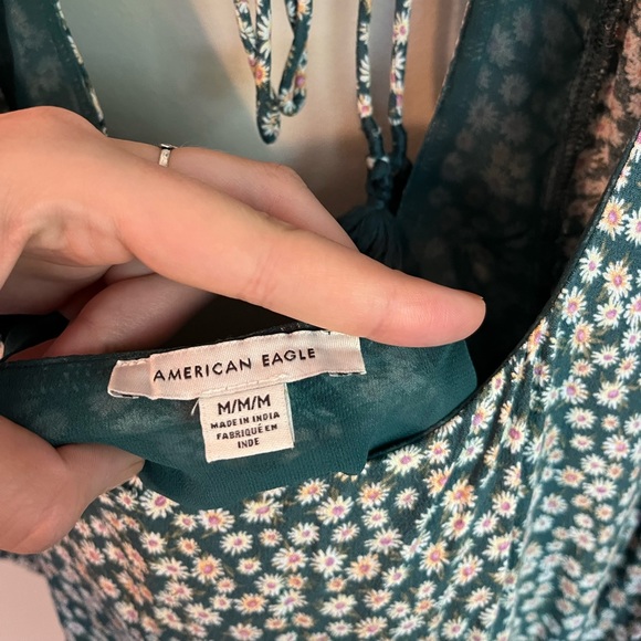 American Eagle Square Neck Mini Dress - Picture 2 of 3